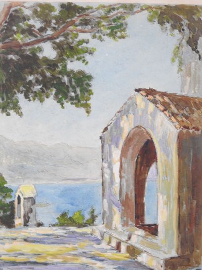 20th century FRENCH school. Cap d'Antibes....