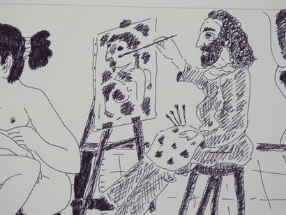 Roland CHANCO (1914-2017): Femmes dans l'Atelier....