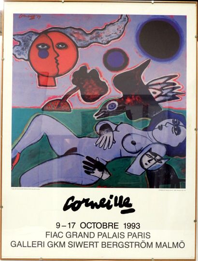 AFFICHE d'EXPOSITION - CORNEILLE (1922-2010)...
