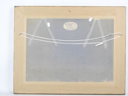 L. SALVAGNAC (XXth). Watercolor. Signed,...