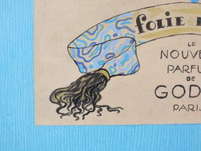 FOLIE BLEUE. Affiche Le nouveau parfum de...