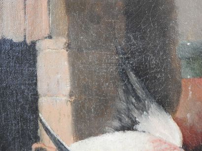 LEROY (XIX - XXth). Still life with a Mallard...