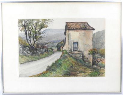 André DUCULTY (1912-1990). Autumn evening...