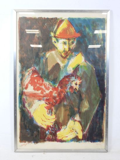 Bernard LORJOU (1908-1986) : L'arlequin au...