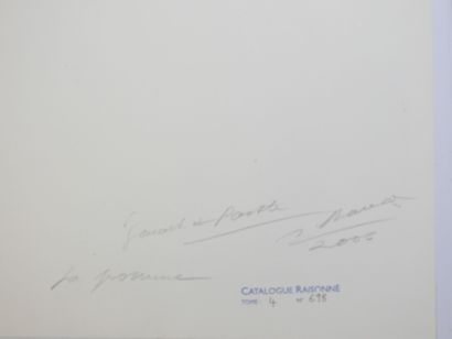 Roland CHANCO (1914-2017): La Pomme. Dessin...
