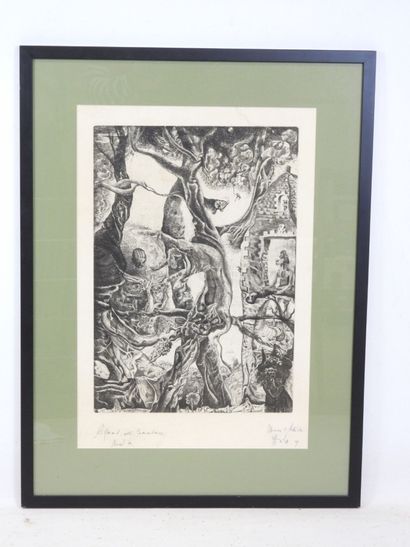 Yves MILET-DESFOUGÈRES (1934-2022) : Paysage...