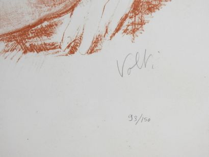Antoniucci VOLTI (1915-1989) : Nu féminin....