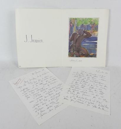 Jacqueline Jacquier (1930-2020) : Nu féminin....