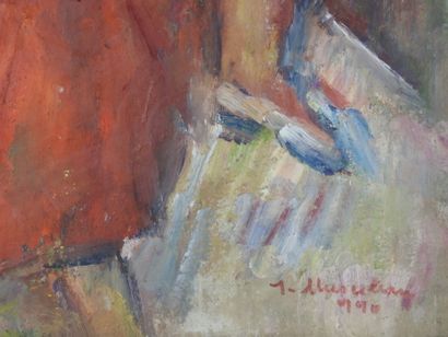 Ion MUSCELEANU (1903-1997) : Jeune femme...