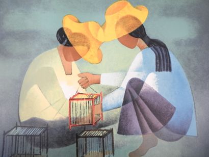 Louis TOFFOLI (1907-1999) : Jeunes femmes...