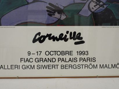 AFFICHE d'EXPOSITION - CORNEILLE (1922-2010)...