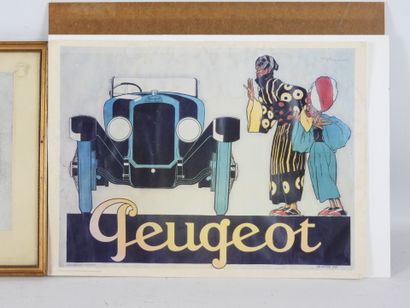 René VINCENT (1879-1936), d'après : Peugeot....