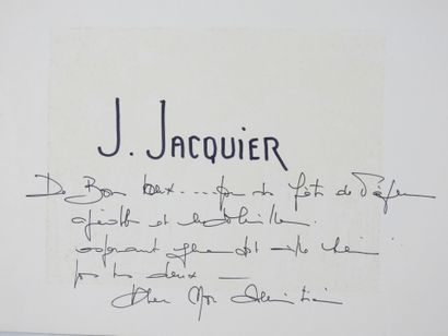 Jacqueline Jacquier (1930-2020) : Paysage....