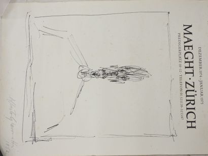 AFFICHE Galerie MAEGHT - Zurich. Exposition...