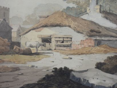 Copley FIELDING (1787-1855): View of farm....