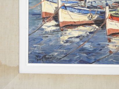 Adrien DE CHANTELOUP (1907-1988). Voiliers...