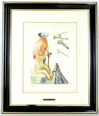 Salvador DALI (1904-1989), d'après : Le flatteur...
