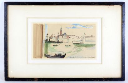 Henry DE WAROQUIER (1881-1970) : Venise....