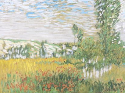 Claude MONET (1840-1926), d'après : Paysage....