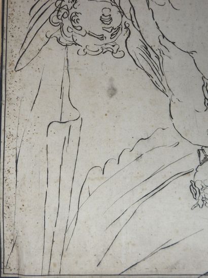 Johann Gottlieb PRESTEL (1739-1808). Homme...