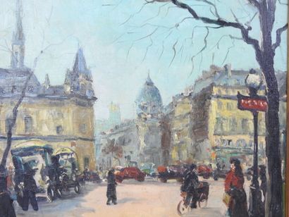 Roger VUILLEM (1897-1973) : Métro Saint-michel....