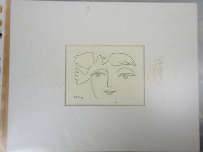 ALBUM comprenant environ 25 gravures, dessins...