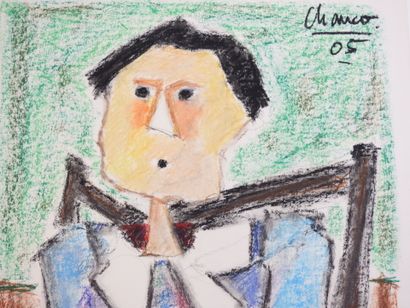 Roland CHANCO (1914-2017): Enfant au Ballon....