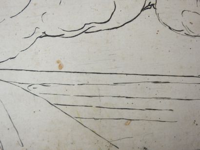 Johann Gottlieb PRESTEL (1739-1808). Homme...