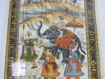 DEUX CHROMOLITHOGRAPHIES - Canon d'autel....