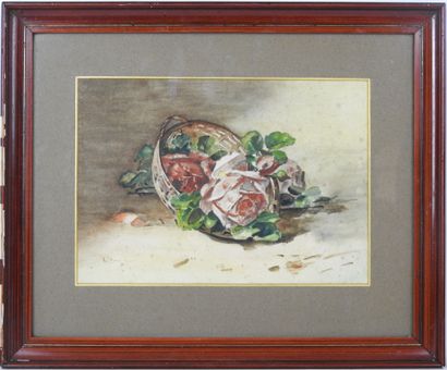 20th century FRENCH school. Still life with...