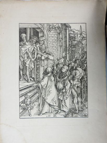 QUATRE OEUVRES en feuille dont : - Albrecht...