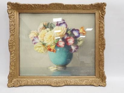 ISIDORE ROSENSTOCK (1880-1956) : Vase fleuri....