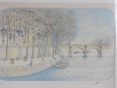 Rolf RAFFLEWSKI (1943-2019) : Vue des bords...