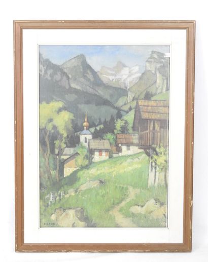 CAPON (20th century), after. Alpes, Société...