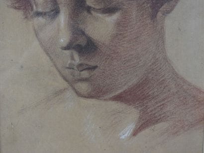 Ecole FRANCAISE du XXème siècle : Portrait...