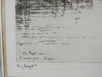 Eugène BÉJOT (1867-1931): The outer harbor...