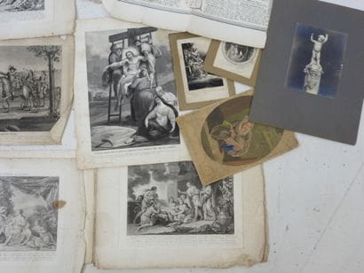 ENV. 30 GRAVURES : dont phrénologie physiognomie...