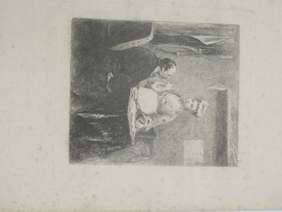 ELEVEN engravings after WATTEAU, FREDCH,...