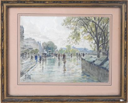 René LEVERD (1872-1938) : Vue du Grand Palais...
