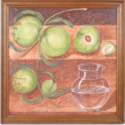 20th century FRENCH school. Still life with...