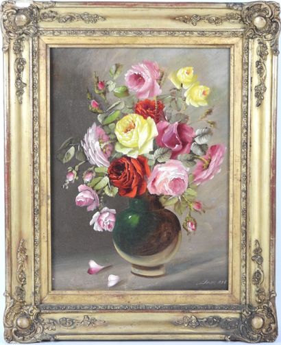 20th century FRENCH school. Still life with...