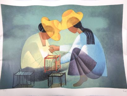 Louis TOFFOLI (1907-1999) : Jeunes femmes...