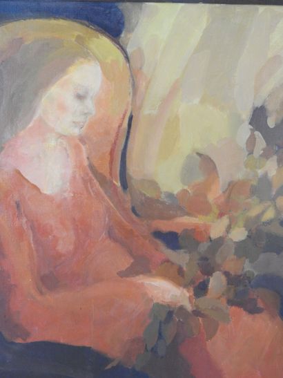Élisabeth STENNE (XX-XXIth). Sleeping woman....