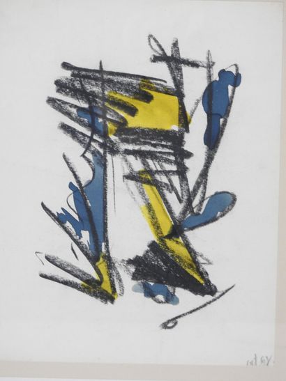 20th century school. Abstract composition....