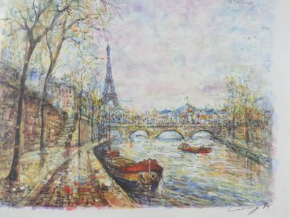 Claude DUMONT (1938), dans le goût de : Vue...
