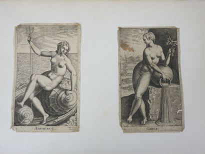 Philippe Galle (1537-1612). 12 estampes de...