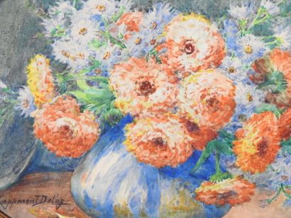 Paul de LAPPARENT (1869- ?). Bunch of flowers....