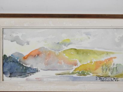 Jacques BOUILHAC (born 1927): The lake at...