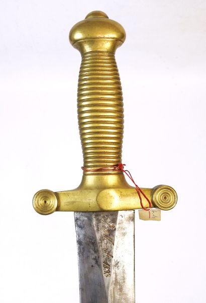 WHITE WEAPONS. Glaive model 1831 with molded...