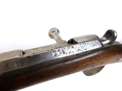 FIREARMS. Chassepot model 1866 walnut rifle,...